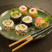 Awesome Sushi with a Flair for Style in Nachlaot